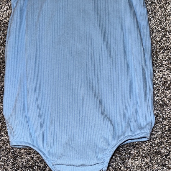 Old Navy Sky Blue Ruffled Bodysuit - Picture 7 of 7